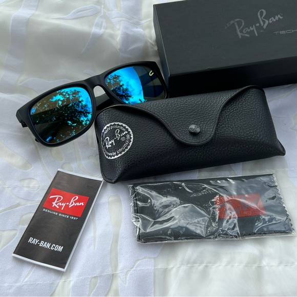 New Ray Ban Justin 4165 Sunglasses Polarized Unisex - Picture 5 of 16